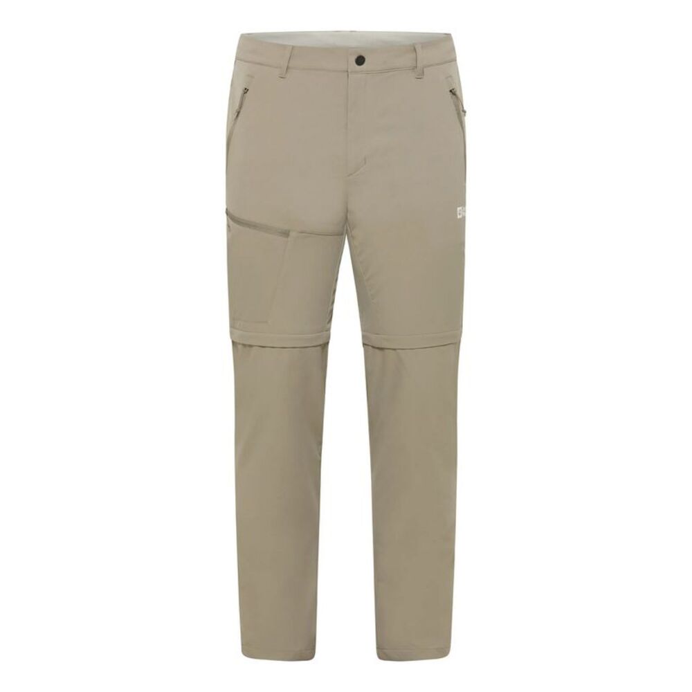 Jack Wolfskin Unisex Adult Pico Trail Convertible Cargo Pants / Stone
